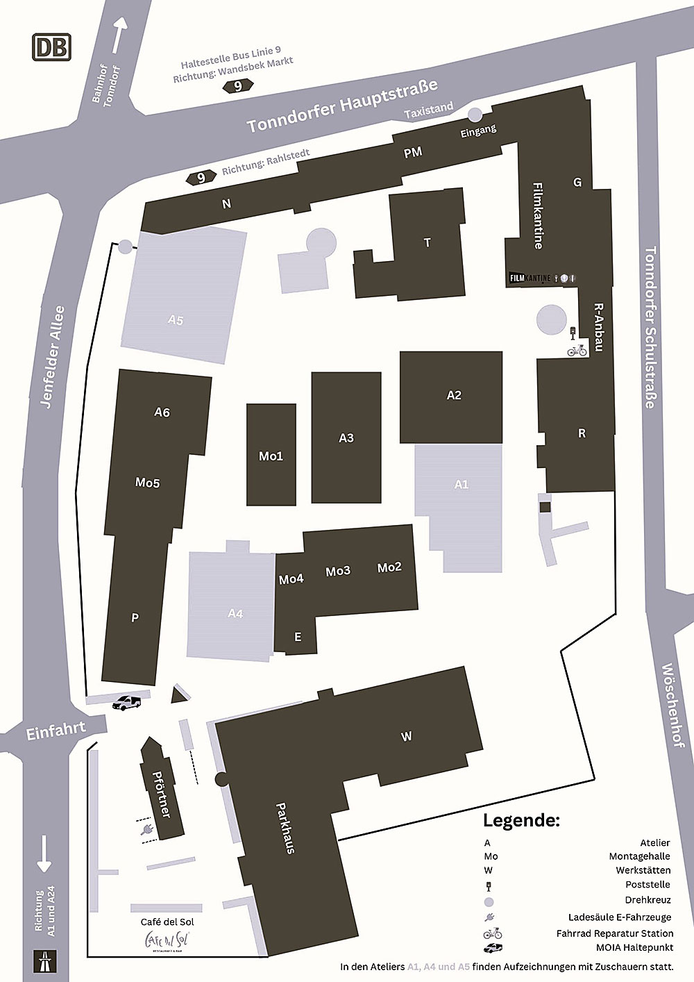 Studio Hamburg Geländeplan
